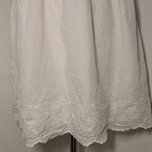 ✅White & Gray Ruffle Dress Sphagetti Straps - Picture 3 of 9